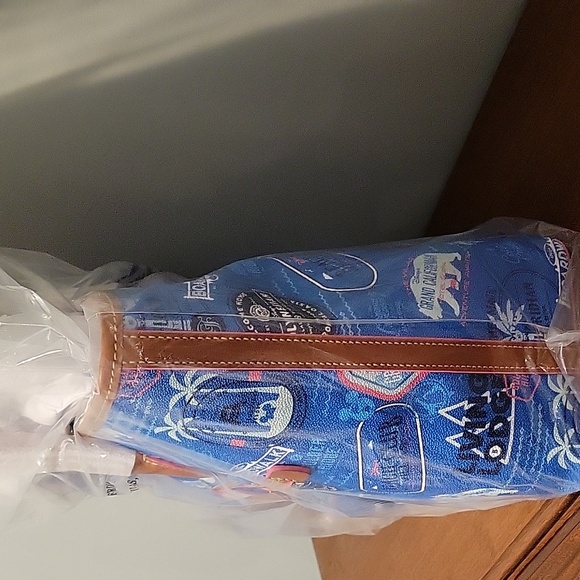 Dooney & Bourke Disney Blue Travel Patch Tote Bag - Picture 11 of 11